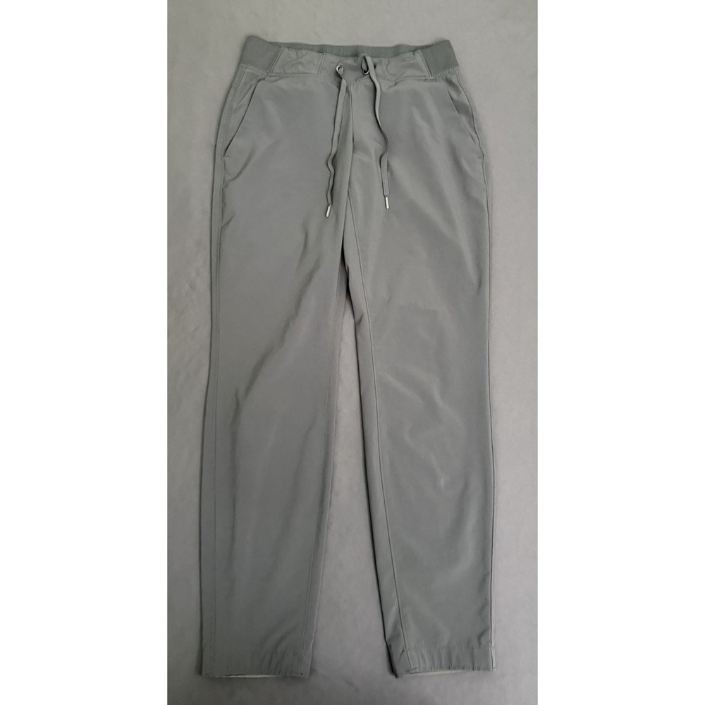 Athleta Pants Womens Size 0 Gray Reflective Cuff Activewear Running Stretch